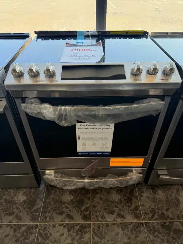 GE Profile 30” Electric Range, 5 Burners, True Convection, Air Fry, Wi-Fi - PCS940YMFS - Image 4