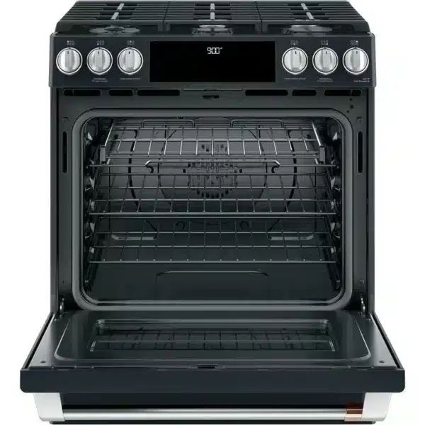 Cuisinière au Gaz Hybride 30’’, Autonettoyant, Noir Mat - CC2S900P3MD1 – Image 2