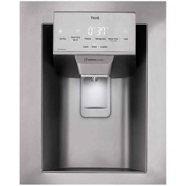 Réfrigérateur LG 36’’, Eau et glace, Portes françaises, 28 pi.cu, Stainless - LRFS28XBS – Image 5