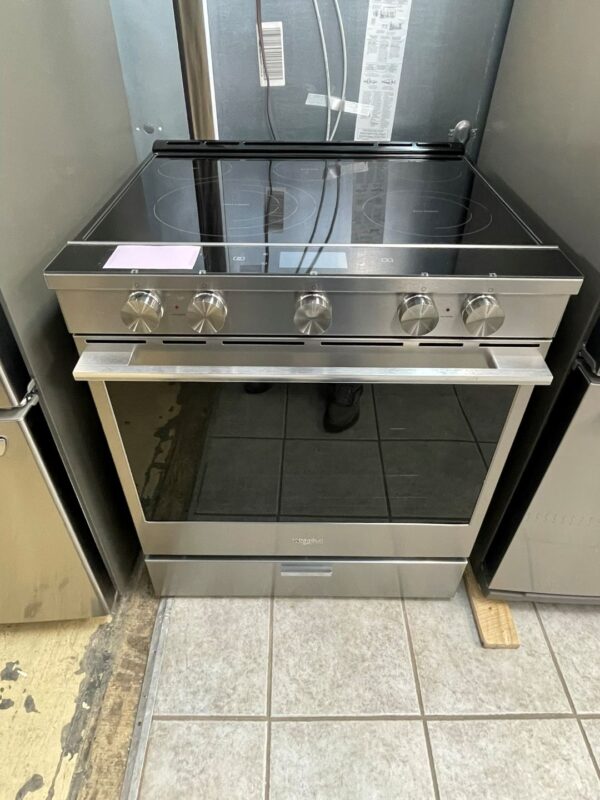 Combo Whirlpool - Réfrigérateur 30’’, Portes françaises. Cuisinière intelligente 30’’, Stainless – Image 5