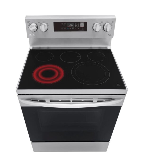 Cuisinière LG 30", 6.3 pi.cu, Friture à air, Convection, Stainless - LREL6323S – Image 2