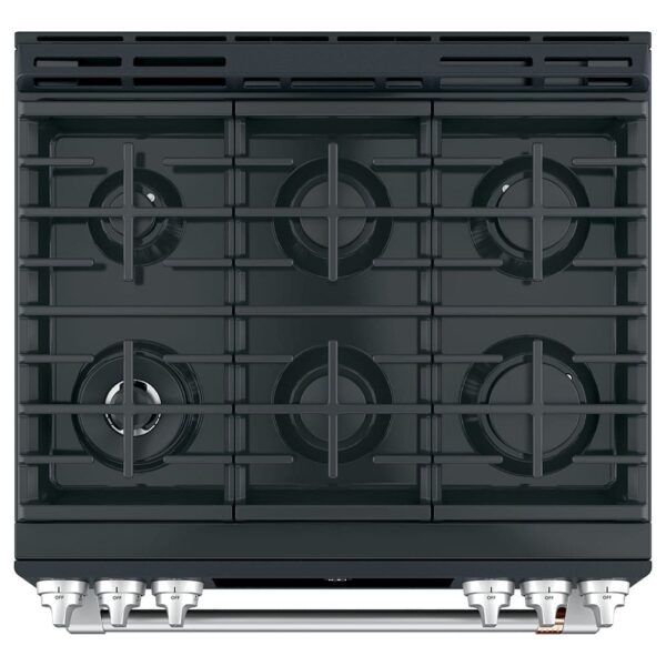 Cuisinière au gaz encastrée, 21 000 BTU, Convection véritable, Noir mat - CCGS700P3MD1 – Image 3