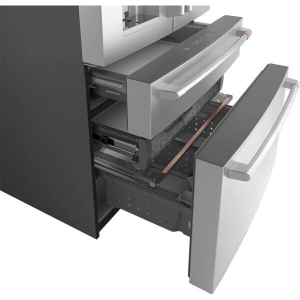 Réfrigérateur Intelligent à Portes françaises 36’’, Congélateur double, 27.8 pi.cu, Stainless - CVE28DP2NS1 – Image 3