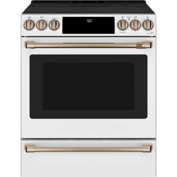 Cuisinière encastrée 5.7 pi.cu, Convection, Blanche - CCES700P4MW2