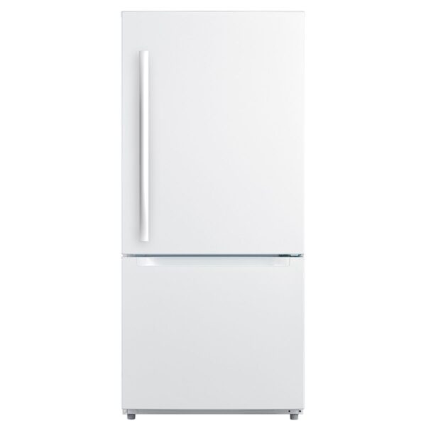 Moffat 30" Bottom Freezer Refrigerator, 18.6 cu. ft., White - MDE19DTNKWW