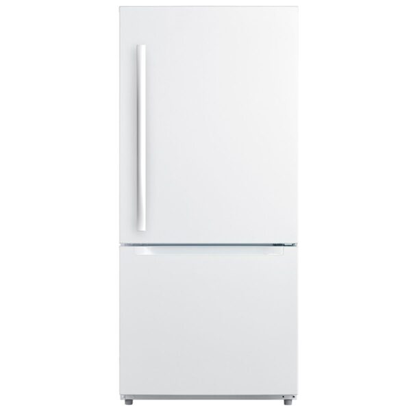 Moffat 30" Bottom Freezer Refrigerator, 18.6 cu. ft., White - MDE19DTNKWW – Image 2