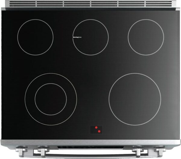 Cuisinière encastrée Bosch, 4.6 pi.cu, Stainless - HEI8056C – Image 3