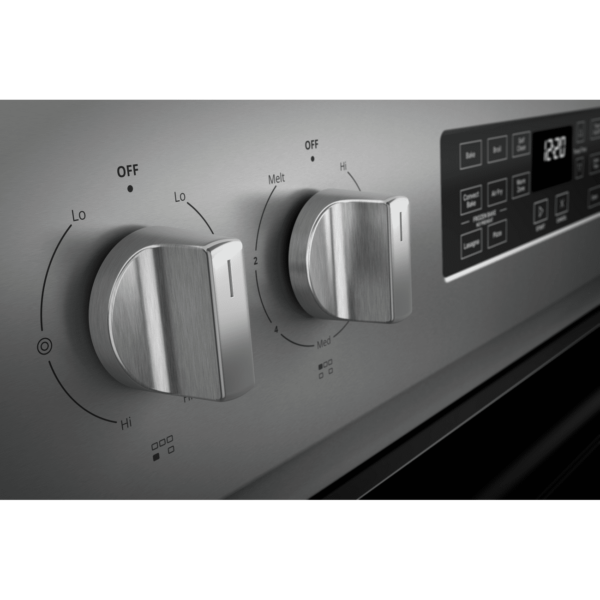 Cuisinière Whirlpool 5.3 pi.cu, Four 5 en 1, Friture à air, Stainless - YWFE550S0LZ – Image 3