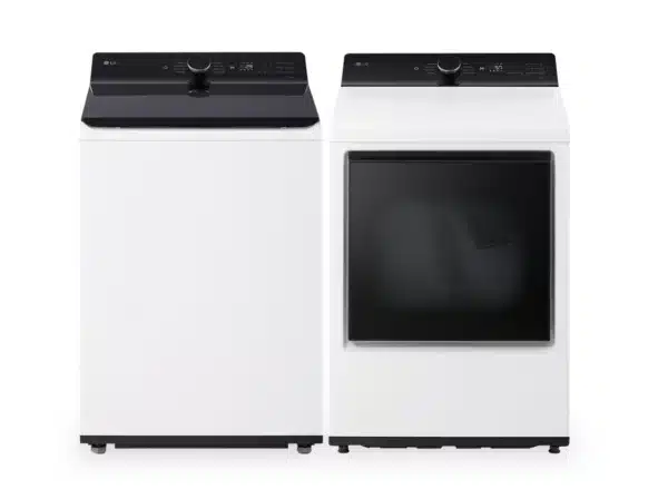 LG Smart Washer-Dryer Set, Large capacity, White