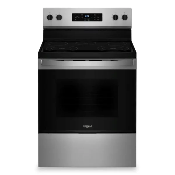 Cuisinière 30’’, Whirlpool, 5.3 pi.cu, Stainless - YWFES3330RZ