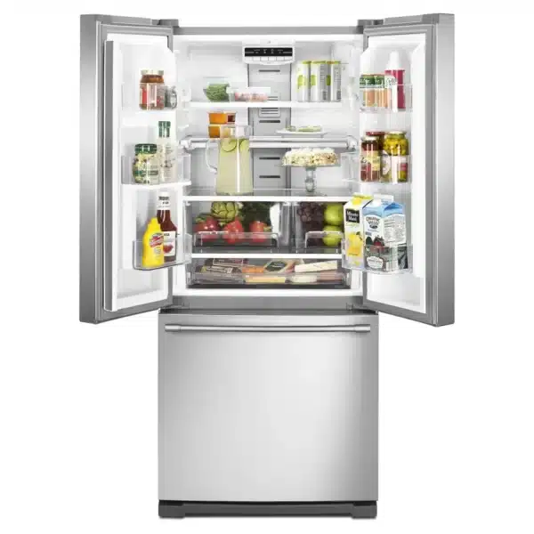 Réfrigérateur 30'' à portes françaises, 19.6 pi.cu, Stainless, Maytag – MFB2055FRZ – Image 3