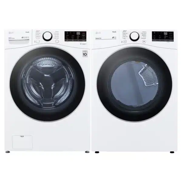 LG 27'' Smart Washer-Dryer Combo, Front Load, White – WM3600HWA-DLE3600W