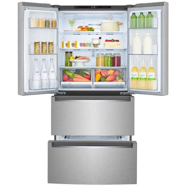 LG 33'' Counter-Depth French Door Refrigerator 18.3 cu.ft with Bottom Freezer and Water Dispenser - LRMNC1803S - Image 2