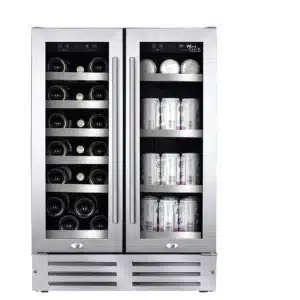 Centre de breuvage 2 zones 38 bouteilles Wine Cell'R 21 po Inox – WC38SSTBC6