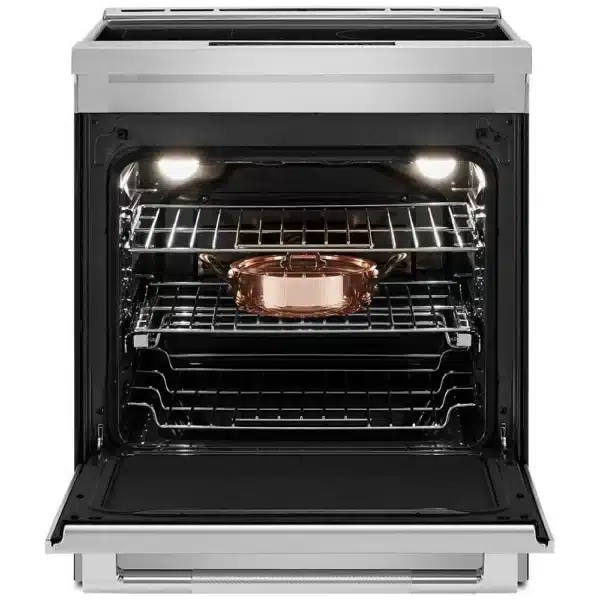 Cuisinière Induction Slide-in Jenn-Air 30’’, 6,4 pi.cu., Friture à air, Stainless - JIS1450ML – Image 3