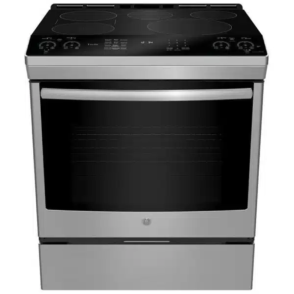 Cuisinière GE 30’’, 5 éléments à induction, Convection, Wi-Fi - PCHS920YMFS