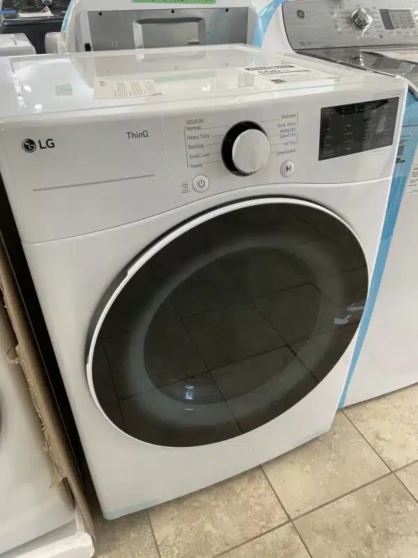 GE 27'' Washer & Dryer Combo, 5.0 + 7.4 cu.ft – GFW550SMNWW + GFD55ESMNWW - Image 2