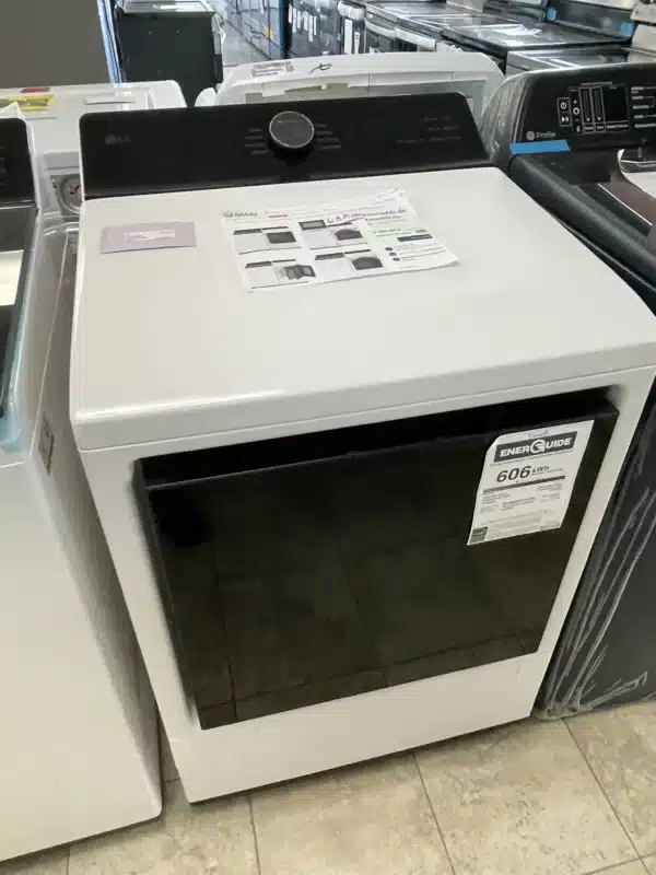 Ensemble Laveuse-Sécheuse Intelligente LG Vertical, Grande capacité, Energy Star, Blanc-WT8400CW-DLE8400WE – Image 2