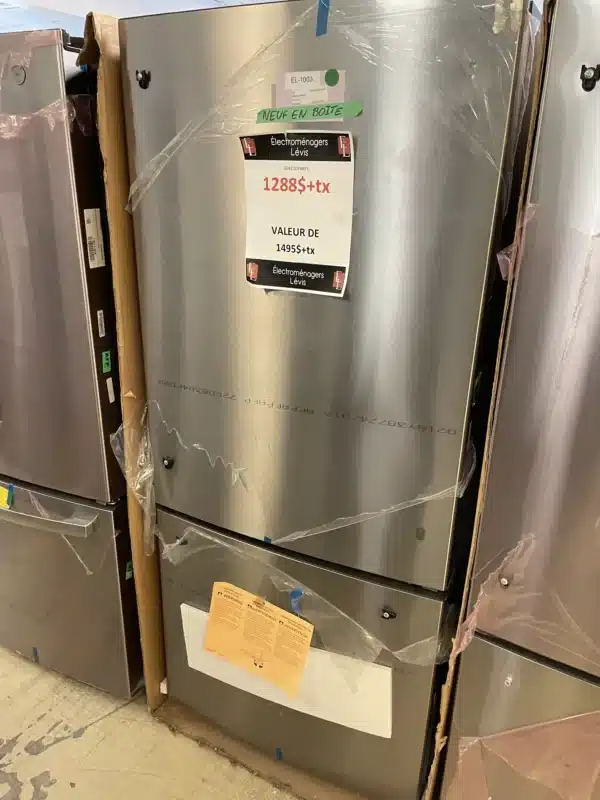 GE 30'' Refrigerator, Bottom Freezer, 20.9 cu.ft, Fingerprint-Resistant Stainless - GDE21DYRKFS - Image 5