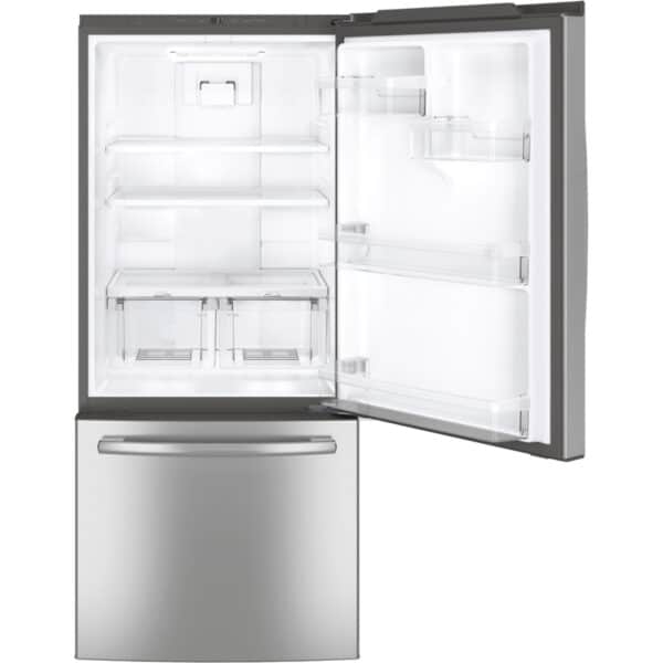 GE 30'' Refrigerator, Bottom Freezer, 20.9 cu.ft, Fingerprint-Resistant Stainless - GDE21DYRKFS - Image 6