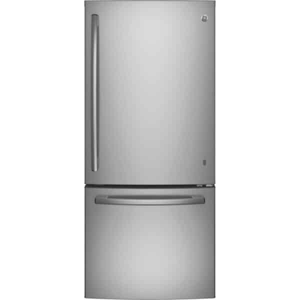 GE 30'' Refrigerator, Bottom Freezer, 20.9 cu.ft, Fingerprint-Resistant Stainless - GDE21DYRKFS