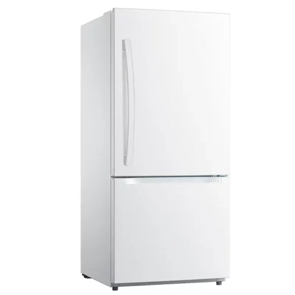 Réfrigérateur Moffat 30’’ à portes françaises, 19 pi³ – Blanc – MDE19DTNKWW – Image 2