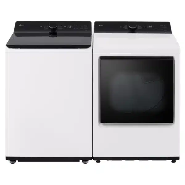 Combo laveuse et sécheuse LG – Top Load – Wi-Fi – Blanc Modèles - WT8400CW & DLE8400WE