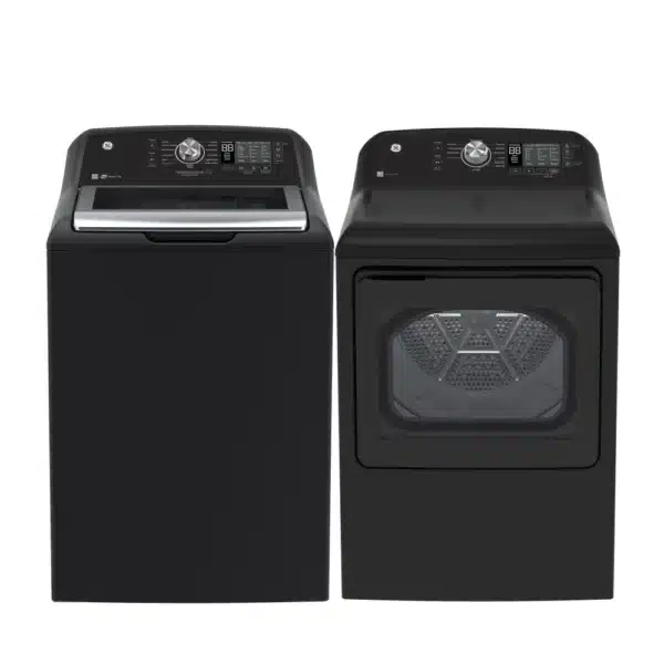 Ensemble Laveuse & Sécheuse GE 27"– Chargement vertical - GTW681BMRDG & GTD68EBMRDG