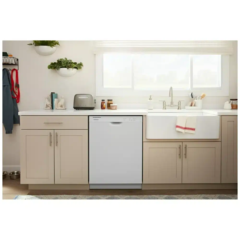 Amana Built-in Dishwasher 24inch, 59 dB, Full Console, White – ADFS2524RW - Image 4