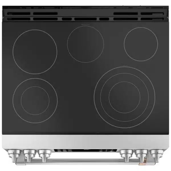 Café Electric Range 30”, 5.7 cu.ft., True Convection, 5 Burners, Stainless Steel - CCES700P2MS1 - Image 3