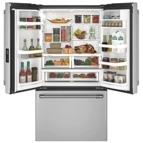 Café 36" Counter-Depth French-Door Refrigerator, 23.1 cu.ft., Stainless Steel - CWE23SP2MS1 - Image 2