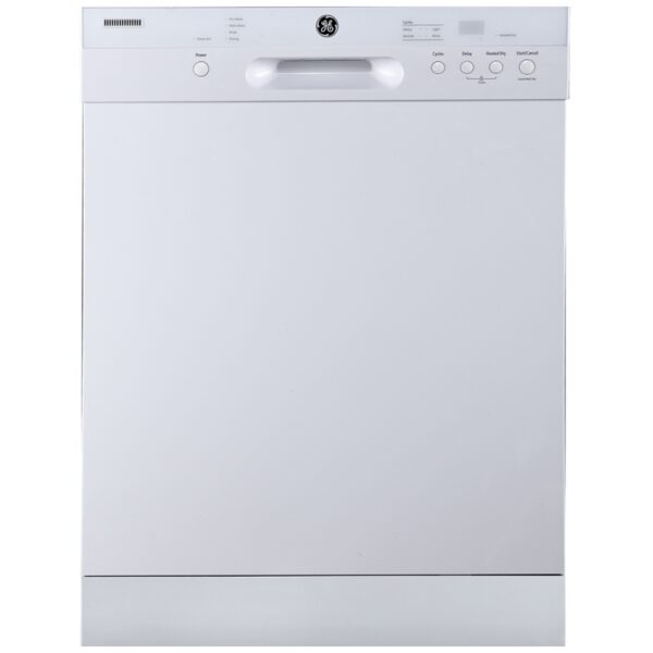 GE 24″ Built-in Dishwasher – White – GBF410SGPWW