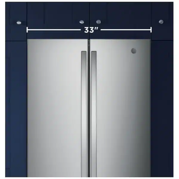 Réfrigérateur GE 33’’ à portes françaises – Acier inoxydable – GNE25JYKFS – Image 3