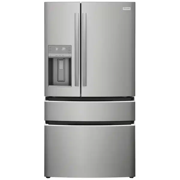 Frigidaire Gallery 36” 4-Door Refrigerator with Convertible Middle Drawer – Black Stainless Steel – GRMC2273BF