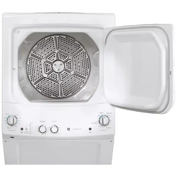 Combiné laveuse-sécheuse GE 27” Électrique, 9 cycles, Blanc - GUD27ESMMWW – Image 2