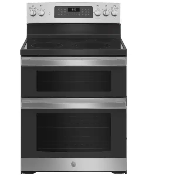 GE 30″ Convection Double Oven Range – Stainless Steel – JBS86SPSS