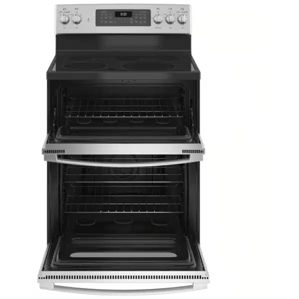GE 30″ Convection Double Oven Range – Stainless Steel – JBS86SPSS - Image 2