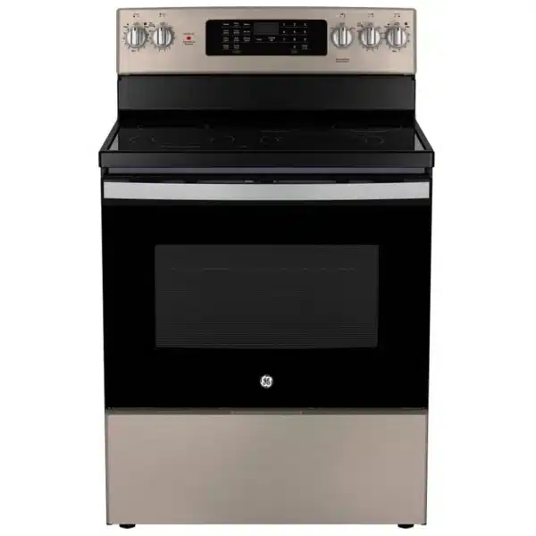 Cuisinière électrique GE – 30", Convection, Air Fry, Ardoise - JCB840ETES