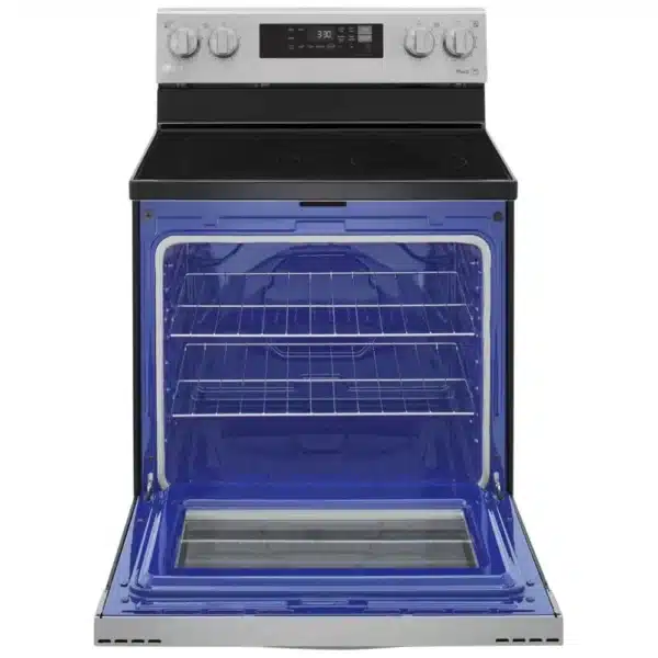 Cuisinière électrique LG 30’’ avec 5 brûleurs radiants, 6.3 pi³, tiroir de rangement, inox - LREL6321S – Image 2