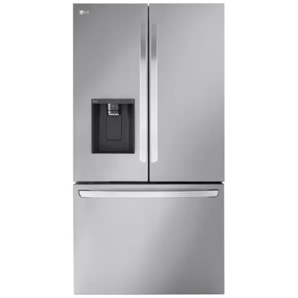 Réfrigérateur LG 36’’ à portes françaises, profondeur comptoir, 26 pi³ – acier inoxydable – LRFXC2606S