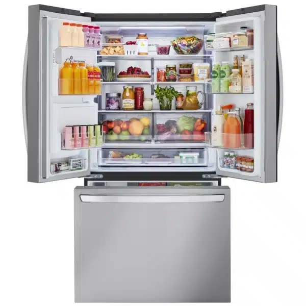 Réfrigérateur LG 36’’ à portes françaises, profondeur comptoir, 26 pi³ – acier inoxydable – LRFXC2606S – Image 2
