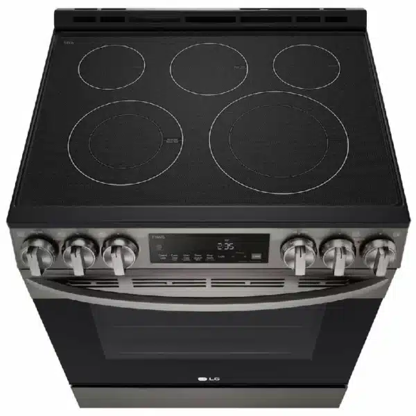 LG 30” Electric Range, 5 Burners, Convection, Air Fry, Wi-Fi - LSEL6333D - Image 3