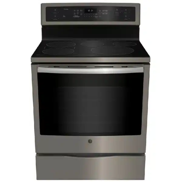 Cuisinière électrique GE 30’’, 5 éléments, Convection, Wi-Fi - PCHB920EMES