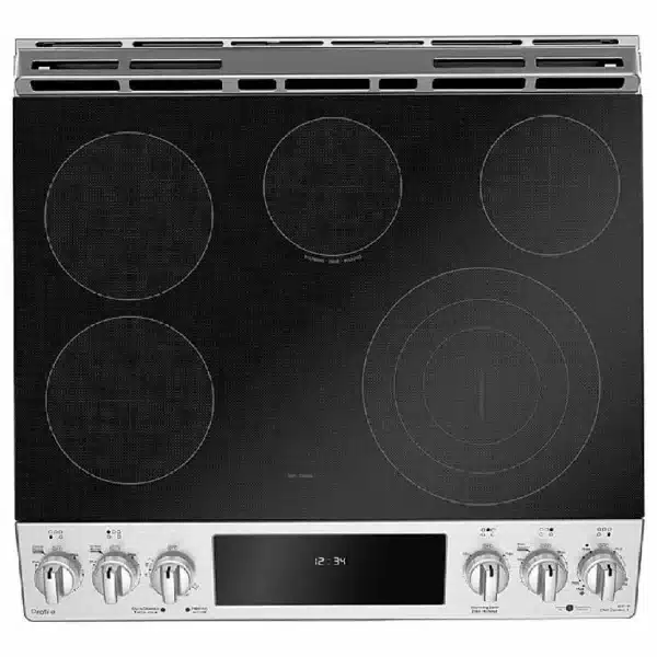 Cuisinière électrique GE Profile 30’’, 5 éléments, Convection véritable, Air Fry - PCS940YMFS – Image 3