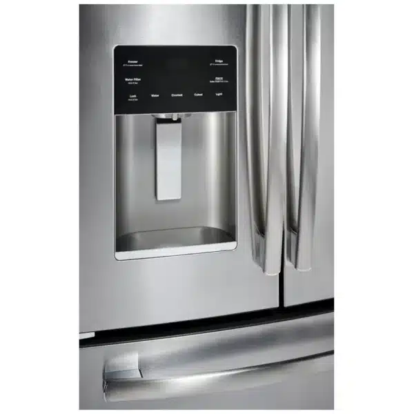 Réfrigérateur GE 33’’ à portes françaises, 24 pi³ – Acier inoxydable – PFE24HYRFS – Image 3