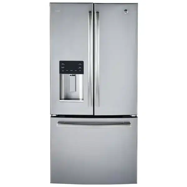 Réfrigérateur GE 33’’ à portes françaises, 24 pi³ – Acier inoxydable – PFE24HYRFS