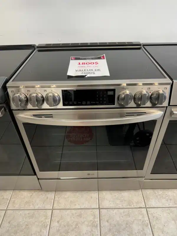 Cuisinière électrique LG 30’’, 5 éléments, Convection véritable, Air Fry, Wi-Fi - LSEL6335F – Image 4