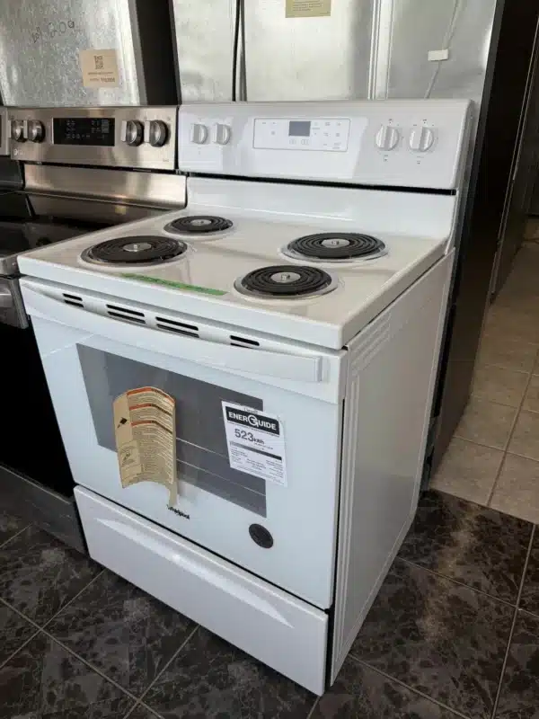 Whirlpool 30″ Electric Range, Smooth Top, White - YWFC150M0JW3 - Image 4