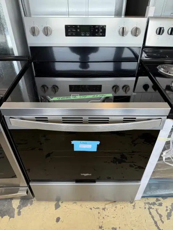 Whirlpool 30″ Electric Range, Smooth Top, Fingerprint-Resistant Stainless Steel - YWFES5030RZ - Image 5