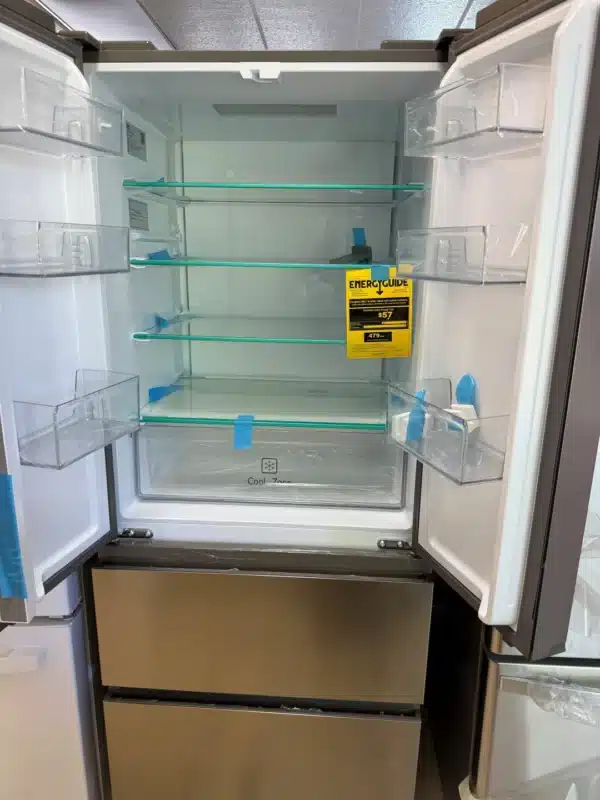Réfrigérateur GE Profile 28’’ à profondeur de comptoir, portes françaises, 15 pi³ – QJS15HYRBFS – Image 4